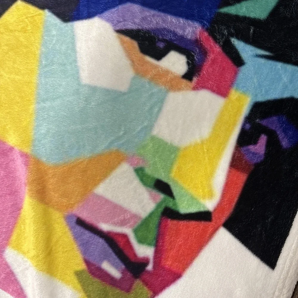 The Beatles Music WPAP Pop Art Plush Fleece Throw Blanket Décor Rock Music
